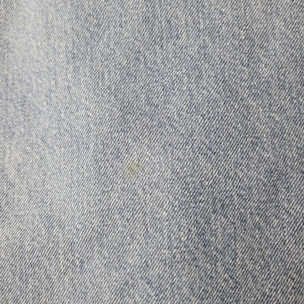 VTG 90s Venezia Embroidered Hem Straight Leg Women's Blue Denim Jean Size 20 USA - Picture 10 of 12